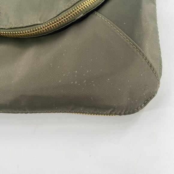 Steve Madden Envelope Crossbody Purse Handbag Expandable Green‎ Nylon Tassel - Picture 4 of 13